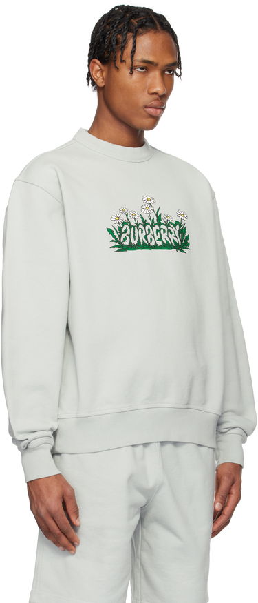 Sveter Burberry Burberry Daisy Logo Sweatshirt Zelené | 8102437, 1
