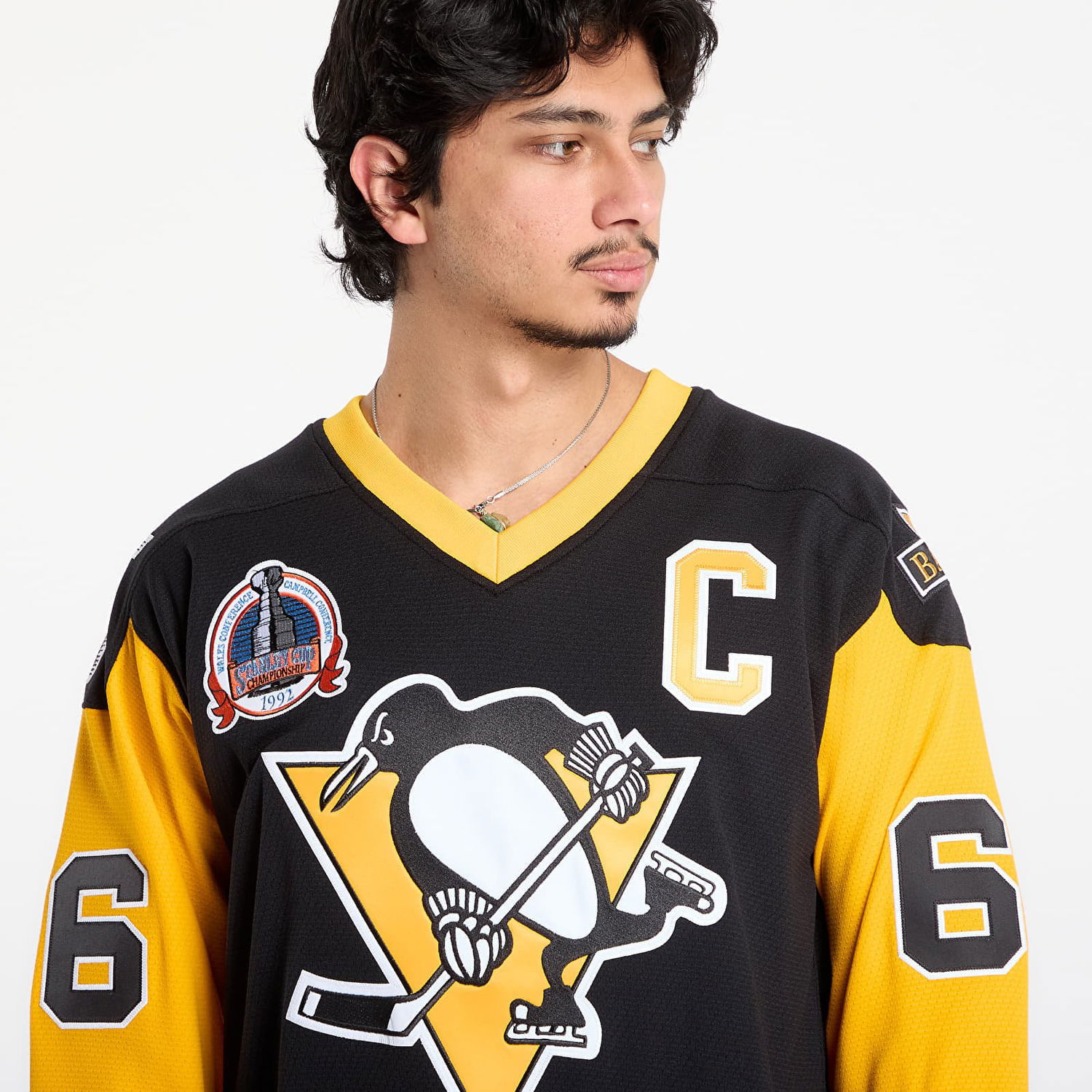 Dres Mitchell & Ness NHL 1991 Mario Lemieux Pittsburgh Penguins Jersey Rôznofarebný | JY9046-PPEBLCK, 1