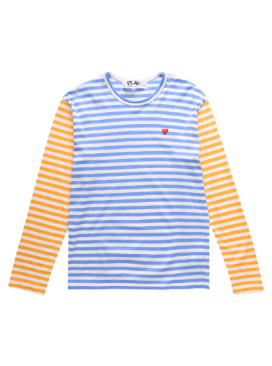 Tričko Comme des Garçons PLAY Bi-Color Striped T-Shirt Rôznofarebný | P1T318 1