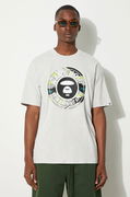 AAPE By A Bathing Ape Basic Tee Print T-Shirt