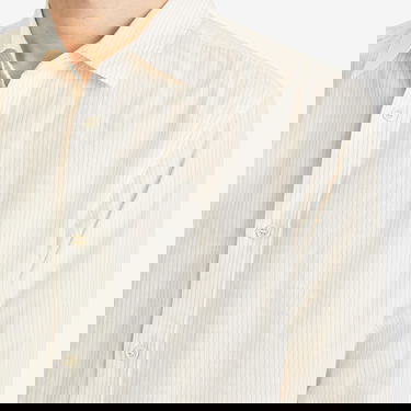 Košeľa Saint Laurent Saint Laurent Men's Dobby Stripe Shirt, Size Large Béžová | 776598-Y10IA-3279, 5