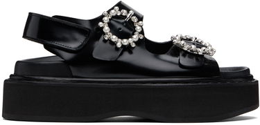 Doplnky Simone Rocha Simone Rocha Beaded Platform Sandals Čierna | SLD48 0740, 0