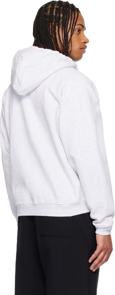 Mikina Dime Cursive Small Logo Zip Hoodie Šedá | DIMEHO2558ASH, 2