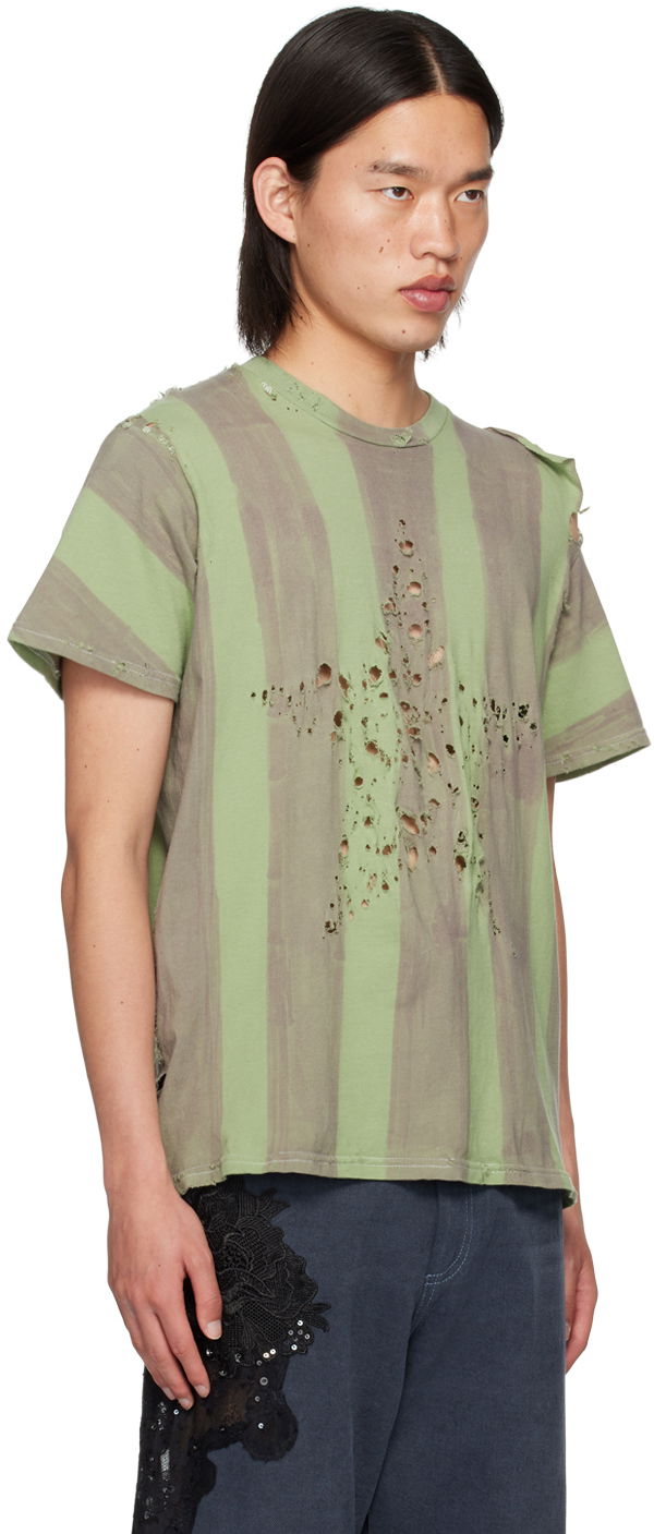 Tričko Collina Strada Collina Strada Remnant Star T-Shirt Zelené | XX3388, 1