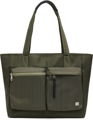 Tote bag Paul Smith Paul Smith 'Laser Stripe' Recycled-Nylon Tote Bag Zelené | M1A-8028-PLASER-36, 0
