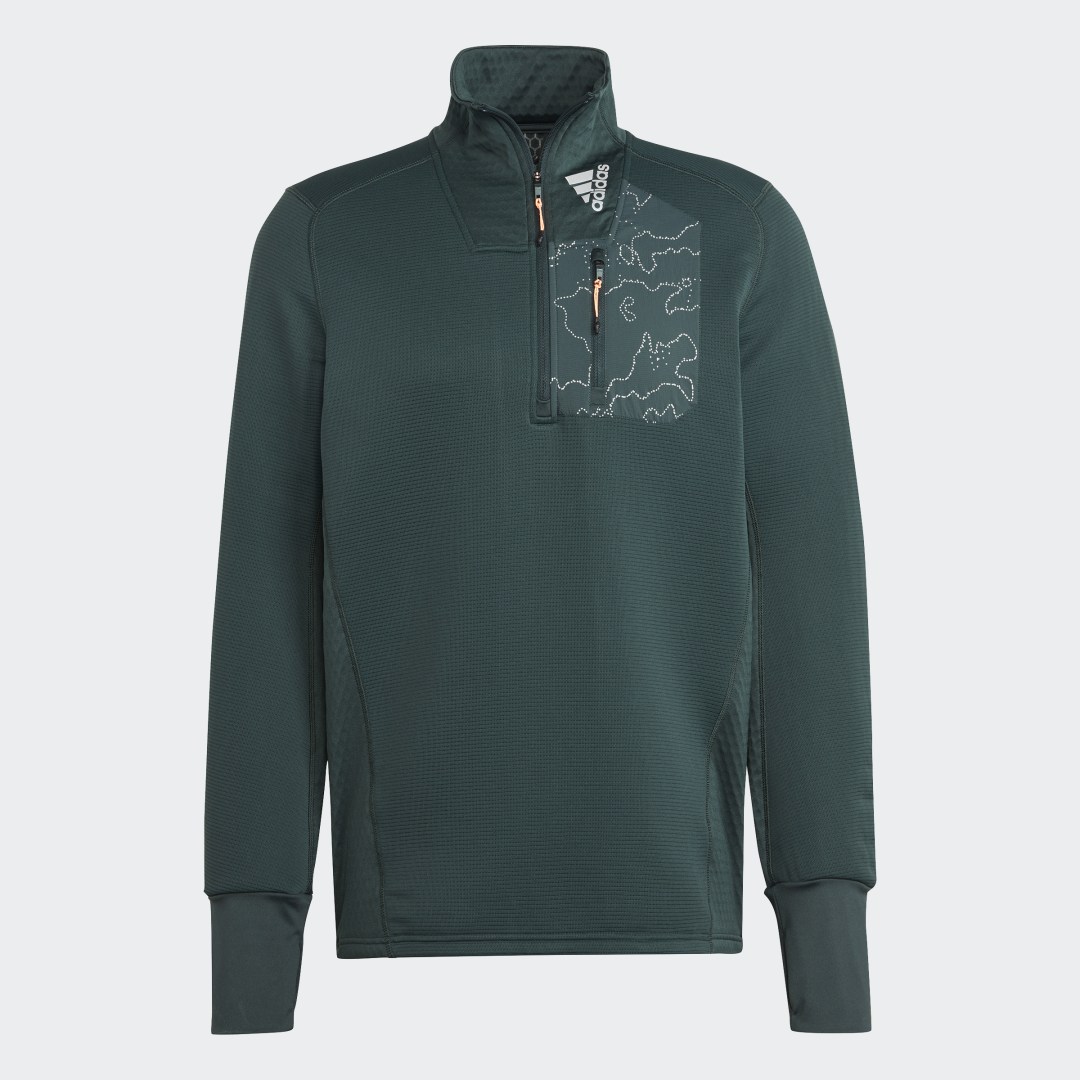 Mikina adidas Performance X-City 1/4 Zip COLD.RDY Čierna | HF6384, 1