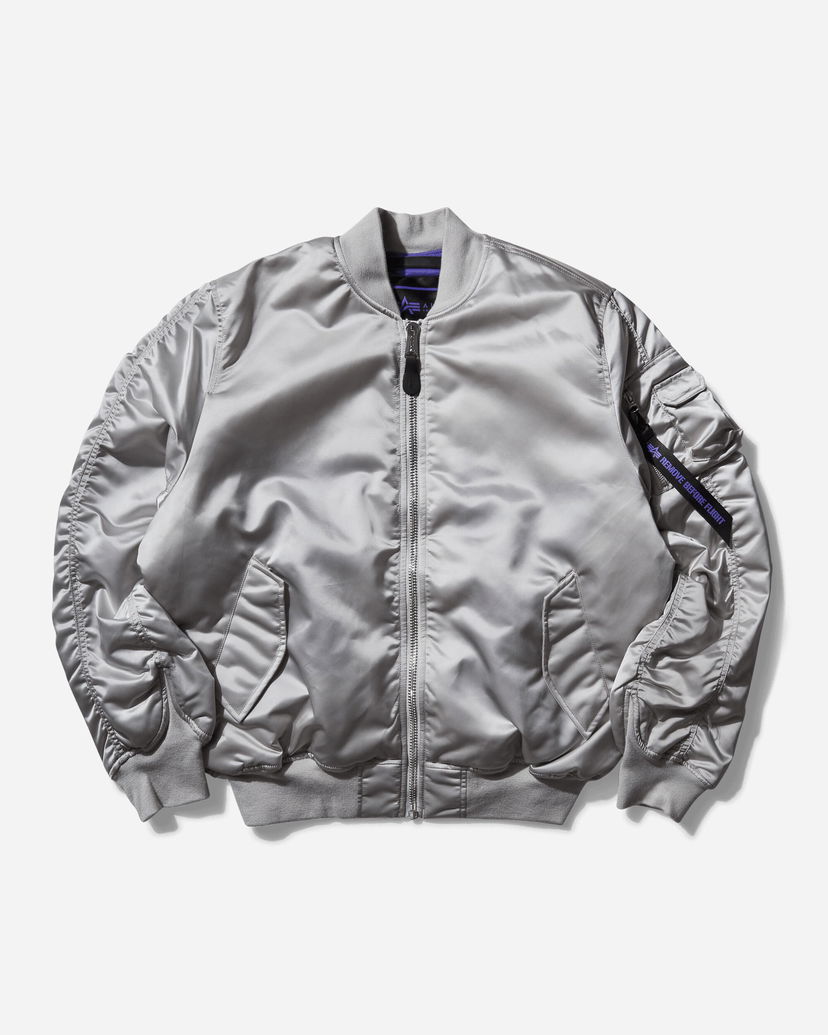 Bomber bunda Alpha Industries Bomber Jacket Pastel Šedá | 146115UVF 666