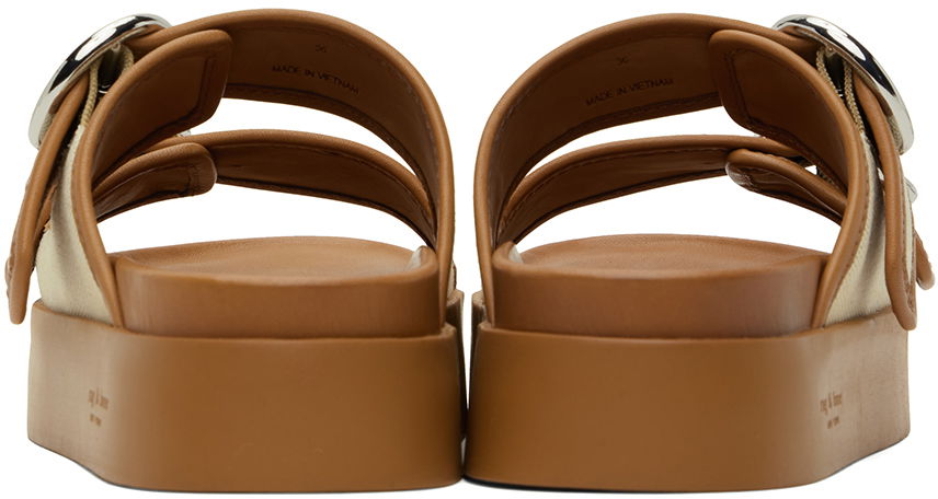 Doplnky rag & bone Rag & Bone Geo Buckle Platform Slides Hnedá | WFF24PF034CV34, 1