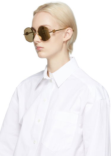 Slnečné okuliare Loewe Loewe Oversized Sunglasses Žltá | LW40069U, 3
