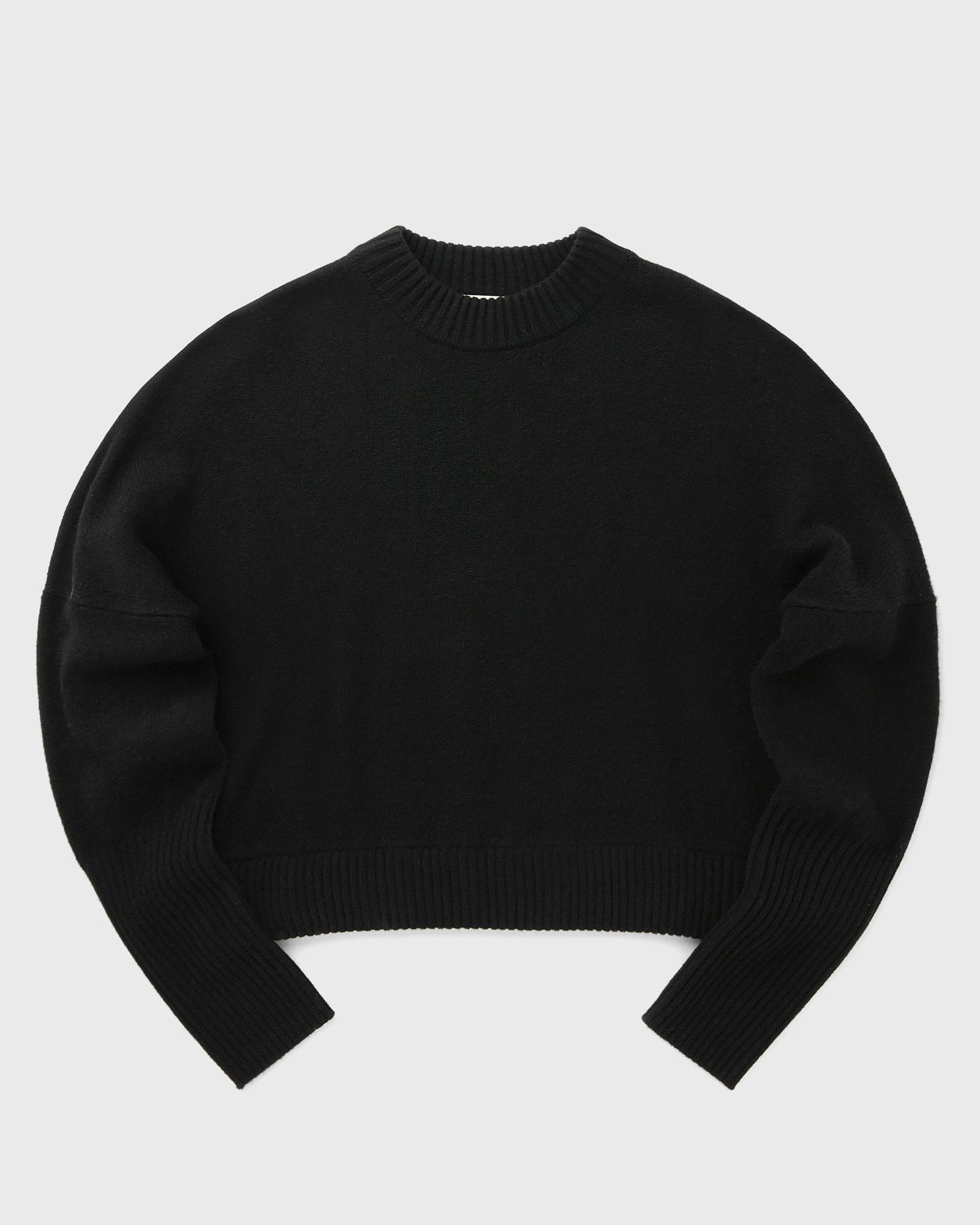 Crew Neck Cropped Pullover