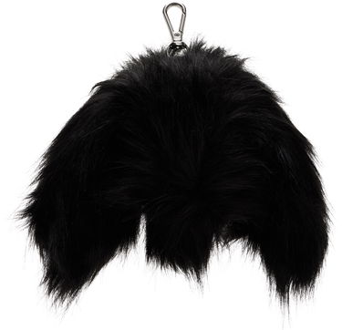 Kľúčenka Simone Rocha Simone Rocha Faux Fur Hare Coin Purse Bag Charm Čierna | COINPURSE1 0815, 0