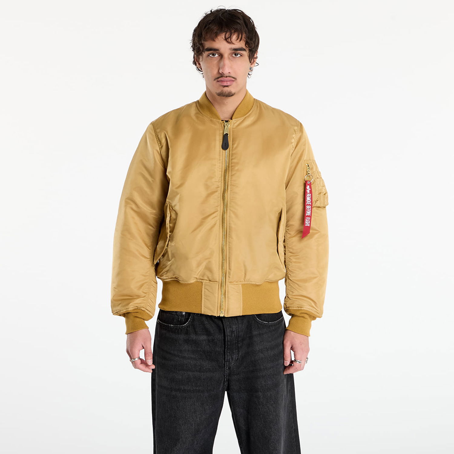 Bomber bunda Alpha Industries MA-1 Heritage Bomber Jacket Béžová | 100101-145, 0