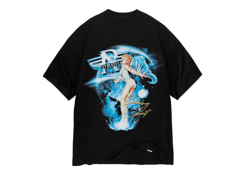 Tričko Represent Clo Represent Enduring Spirit T-shirt Off Black Čierna | MT4020-171