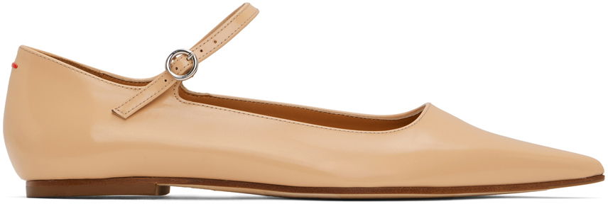 Oblečenie Aeyde Aeyde Cleo Ballerina Flats Béžová | A11-FL-SNDP8 FL131-FW24-960-028, 0