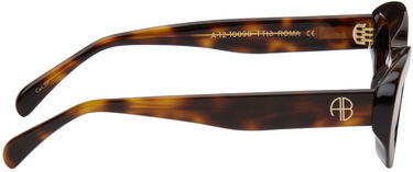 Slnečné okuliare Anine Bing ANINE BING Roma Oval Sunglasses Hnedá | A-12-10090-TTI3, 1