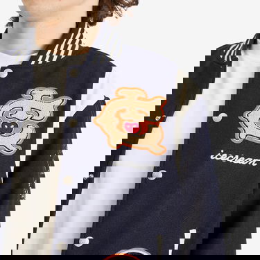 Bomber bunda BBC IceCream ICECREAM Collegiate Patch Varsity Jacket Navy | IC25202-NVY, 5
