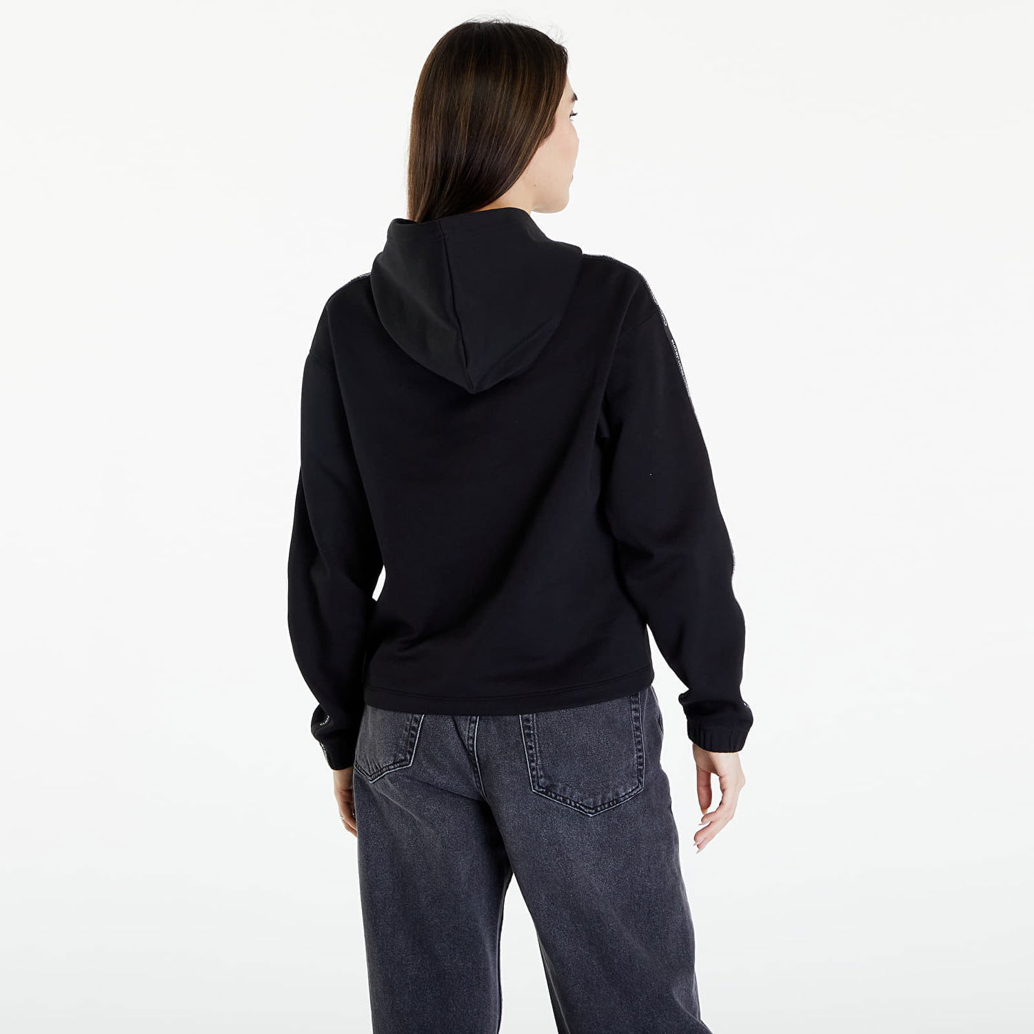 Mikina CALVIN KLEIN Logo Elastic Hoodie Čierna | J20J223078 BEH, 1