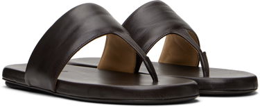 Doplnky Marsèll Marsèll Spanciata Leather Thong Sandals Hnedá | MW7986 P017, 3