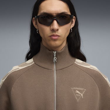 Mikina Puma REPRESENT T7 Jacket Hnedá | 632543_96, 4