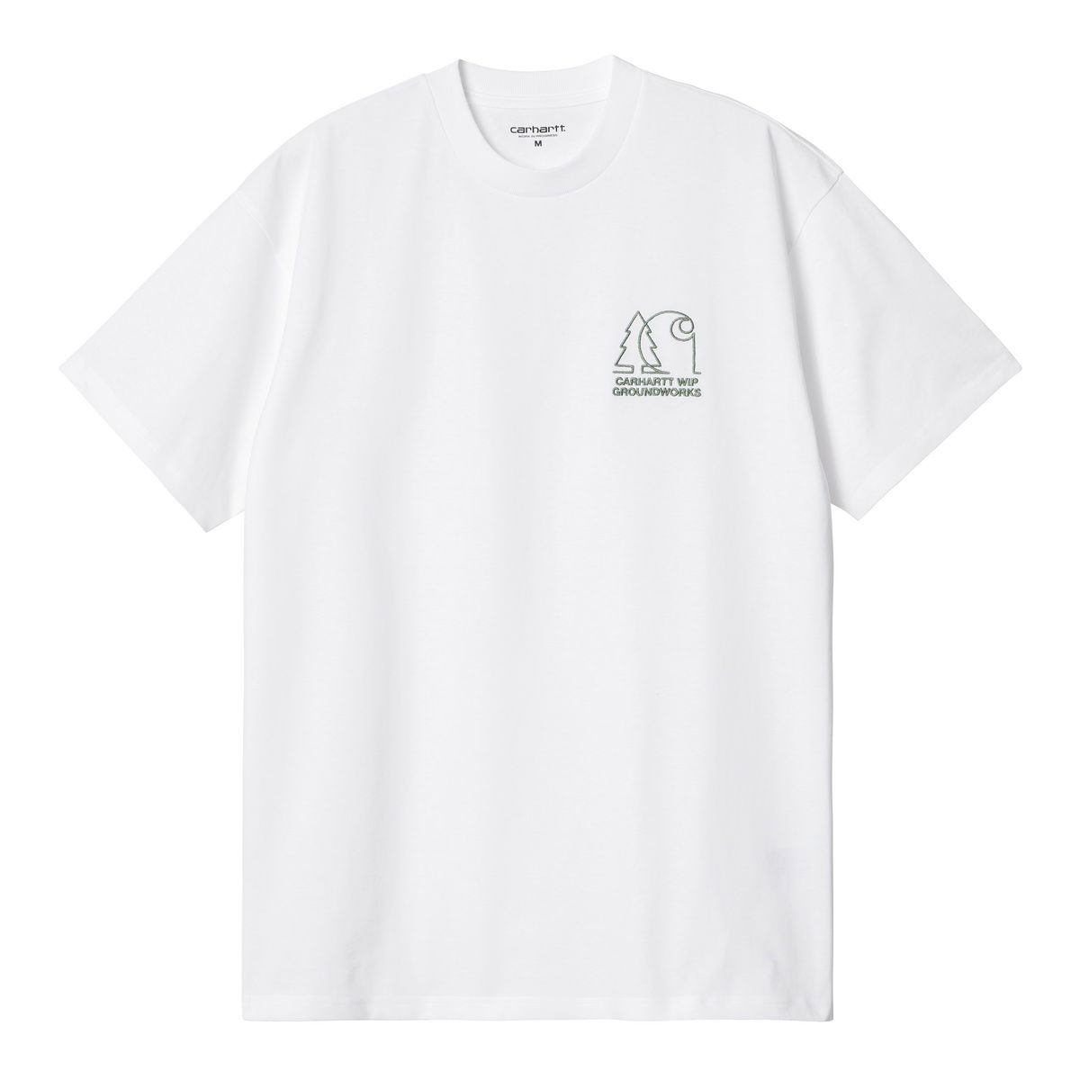 Tričko Carhartt WIP Groundworks T-Shirt Biela | I032889_02_XX, 0