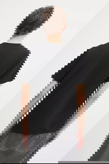 Tričko BAPE Cotton T-shirt with 1st Camo Milo On APE print Čierna | 2L30110005, 2