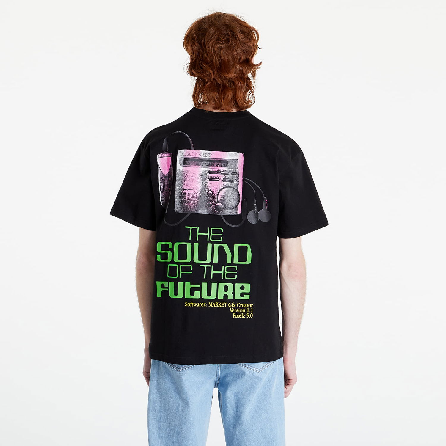 Tričko MARKET Gfx Archive T-Shirt Čierna | 399000993 0001, 1
