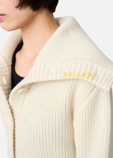 Sveter AXEL ARIGATO Cropped Knit Cardigan Biela | A3359002, 6