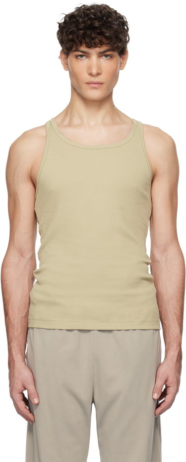 Tielko SKIMS Three-Pack Rib Tank Tops Zelené | TP-TNK-5788M, 0