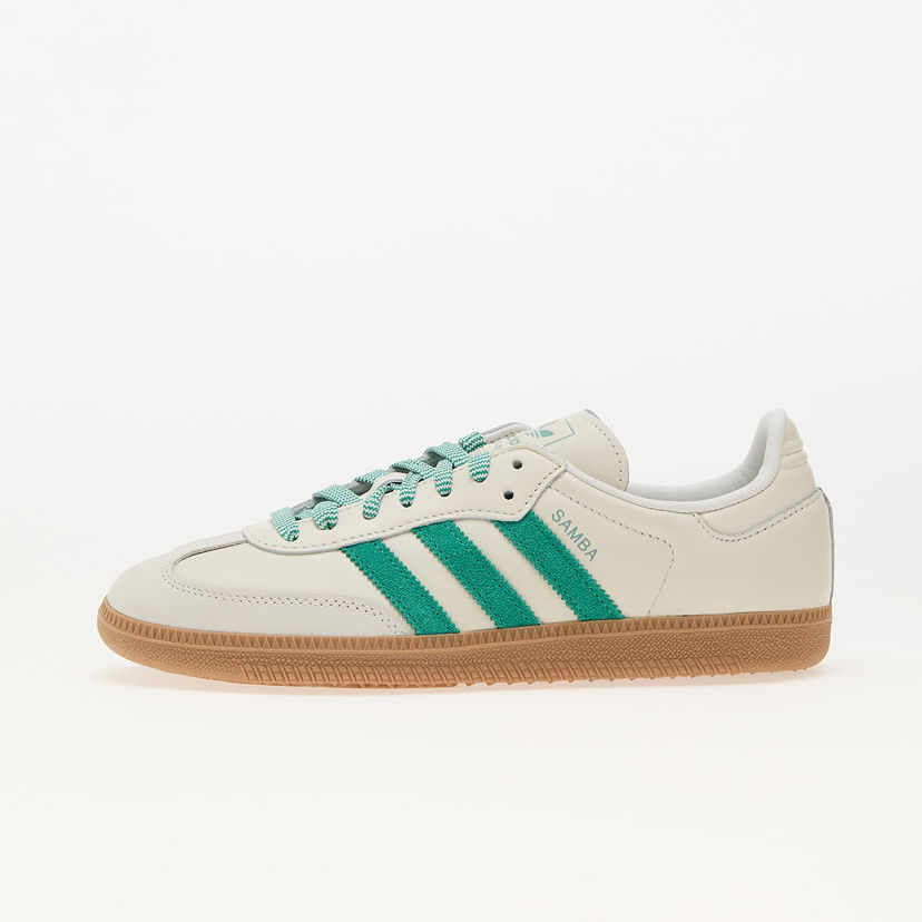 Tenisky a topánky adidas Originals Samba Og W Off White/ Court Green/ Haze Green EUR Biela | JI3906