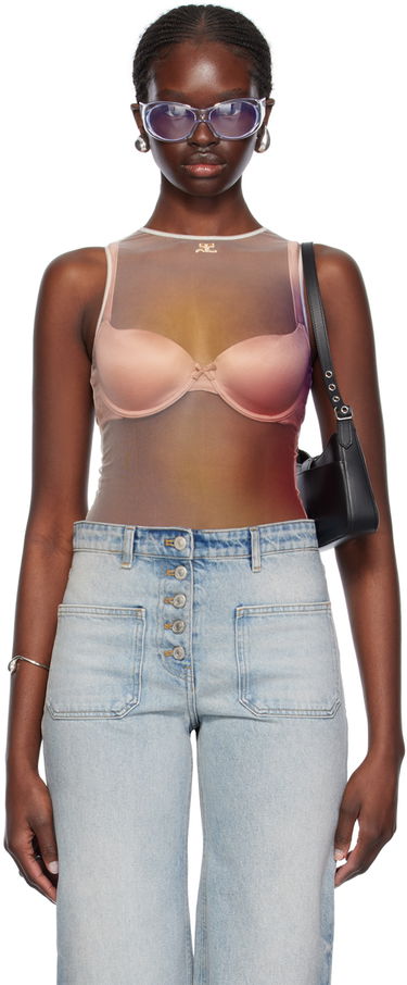 Body Courrèges Aura Bodysuit Béžová | 124JBD057PR0058, 0
