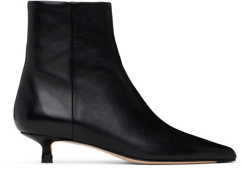 Oblečenie Aeyde Aeyde Sofie Leather Ankle Boots Čierna | A11-AB-RMAP35KT-0122-800-007