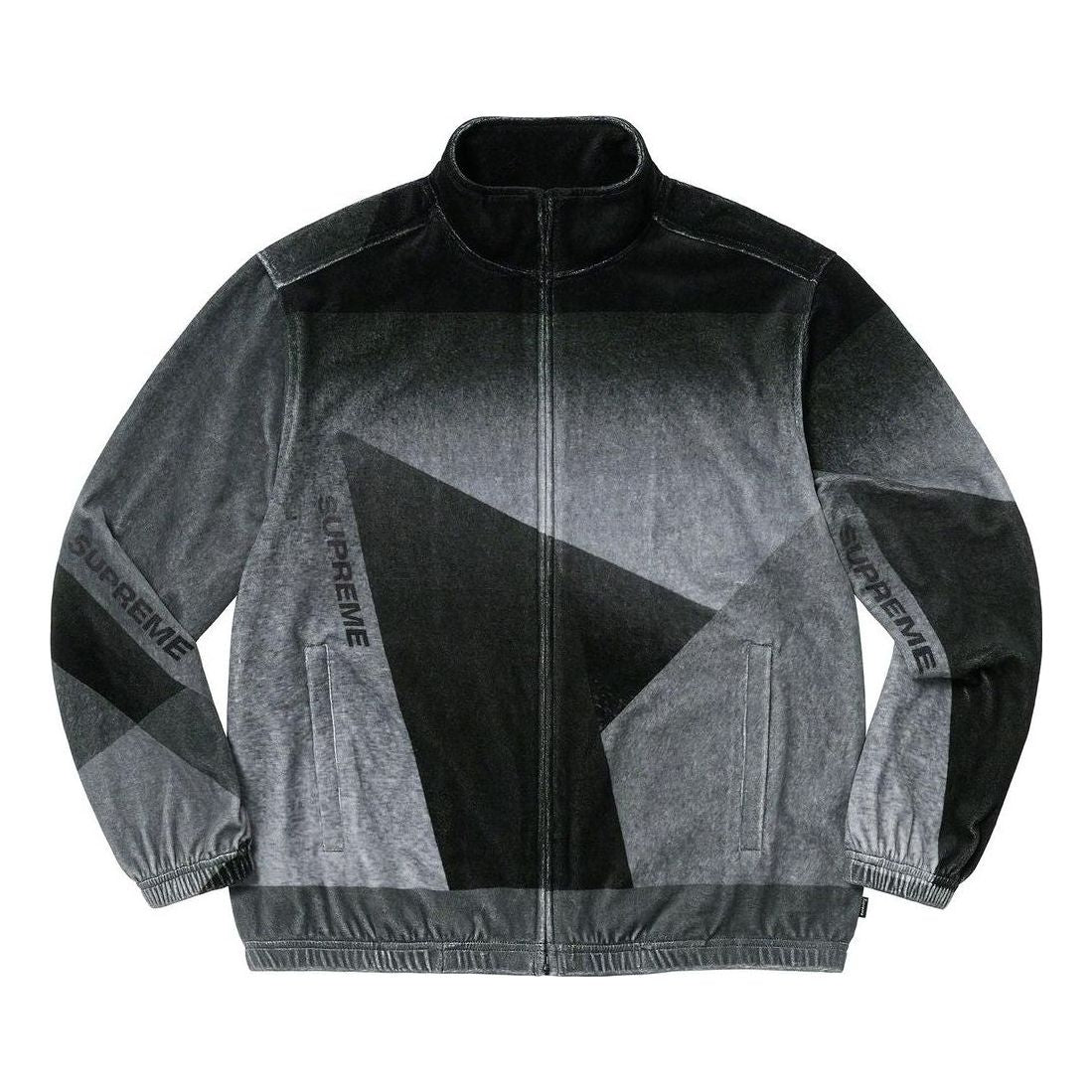 Mikina Supreme Geo Velour Track Jacket Čierna | SUP-SS23-146, 0