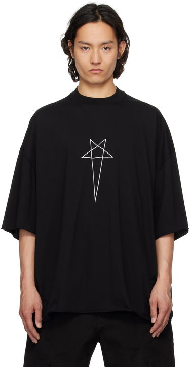 Tričko Rick Owens DRKSHDW Hollywood Tommy T-Shirt Čierna | DU01E3259 RNEP3, 0