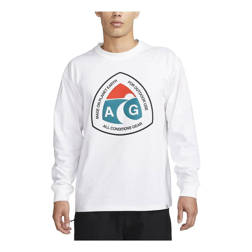 Tričko Nike ACG Long-Sleeve All Conditions Gear T-Shirt Biela | DX9451-100