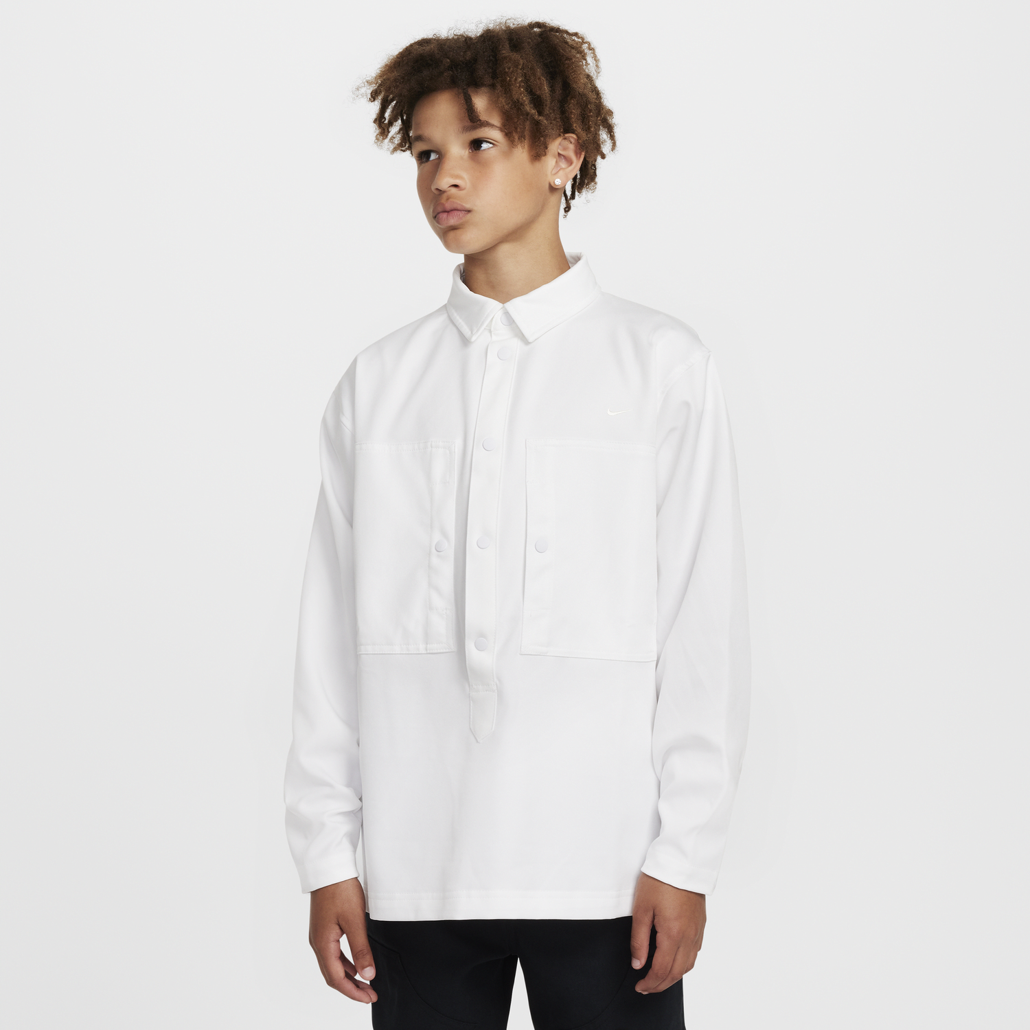 Košeľa Nike Nike Sportswear Metro Ground Top Biela | FV8045-100, 0