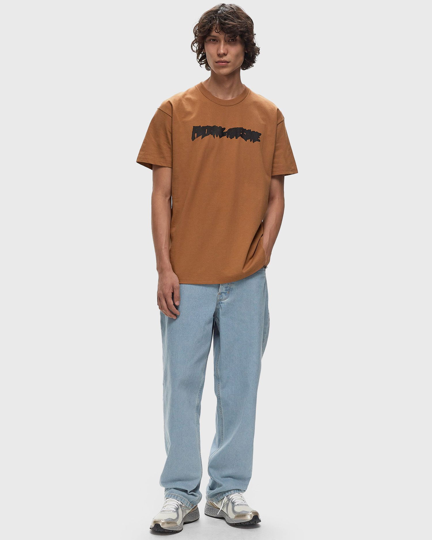 Tričko Fucking Awesome Ink Trap Stamp Logo T-Shirt Short Sleeve Hnedá | PN24567-BROWN, 1