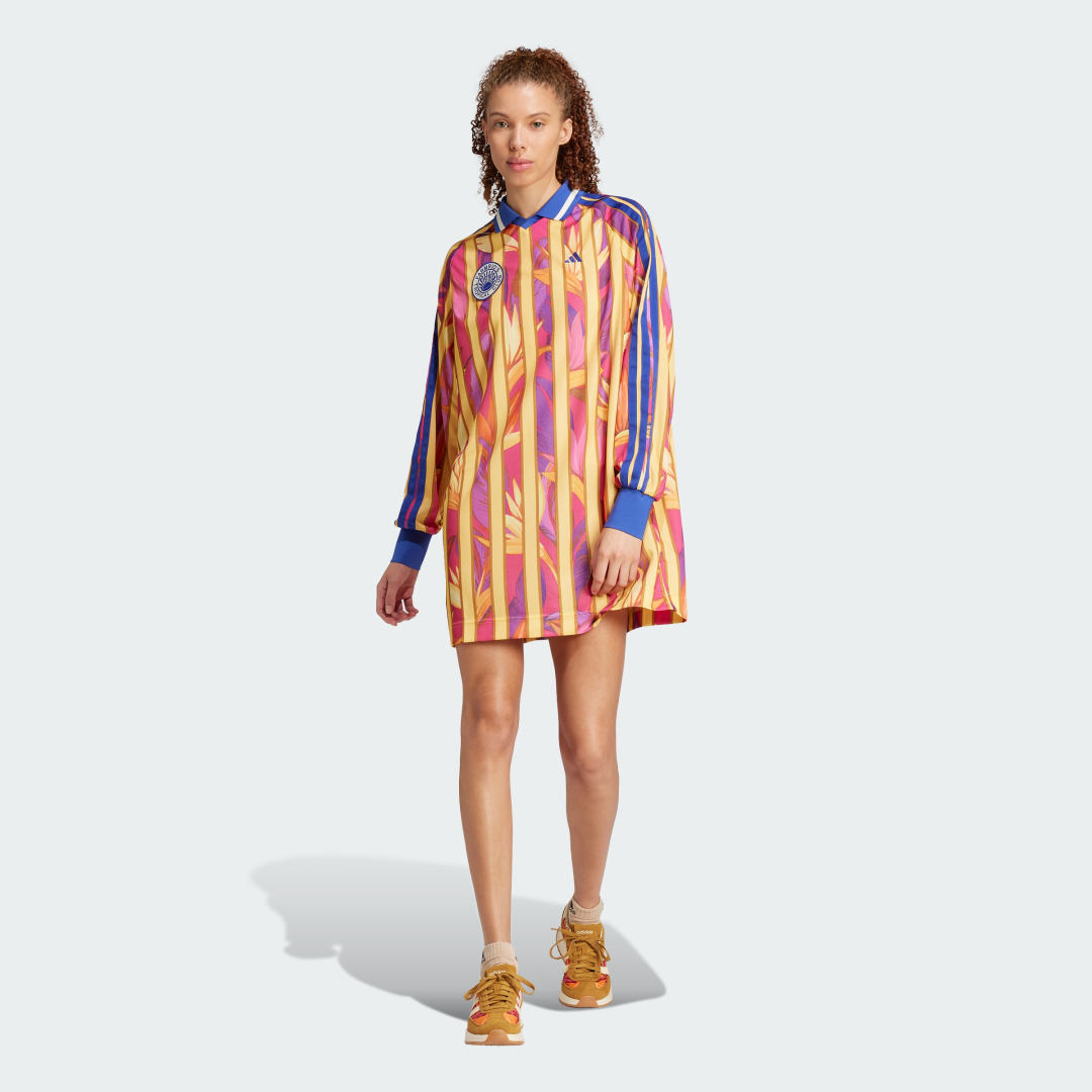 Šaty adidas Performance adidas X FARM Premium Dress Rôznofarebný | JD6285, 0