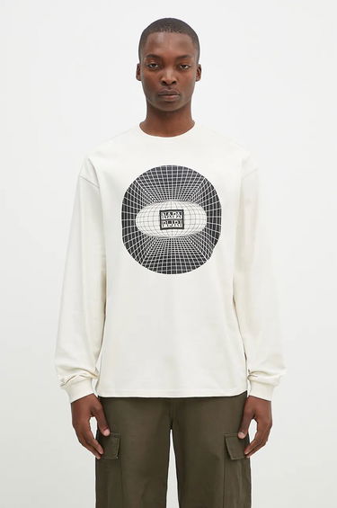 Tričko Napapijri T-Shirt Long Sleeve With Print Béžová | NP0A4I9EN1J1, 0