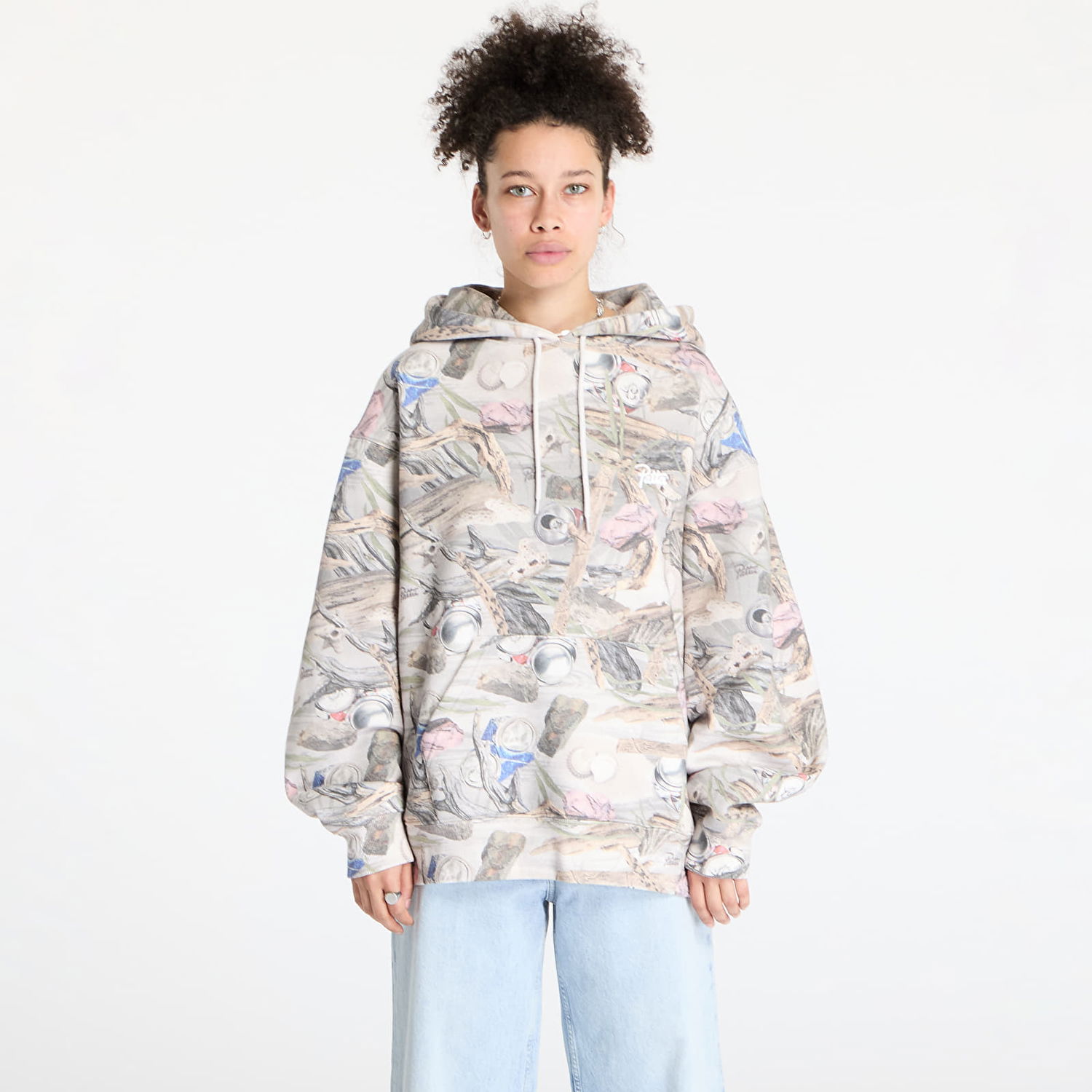 Mikina Patta Patta Beach Print Boxy Hoodie Rôznofarebný | POC-SS25-2050-325-0020-084, 1
