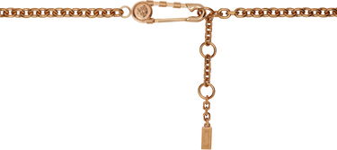 Opasok Versace Versace Safety Pin Chain Belt Metalická | 1018366_1A00620_3P000, 0