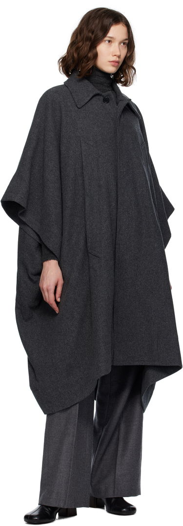 Nohavice Maison Margiela MM6 Maison Margiela Tailored Wool Trousers Šedá | S52KA0540 M35466, 3
