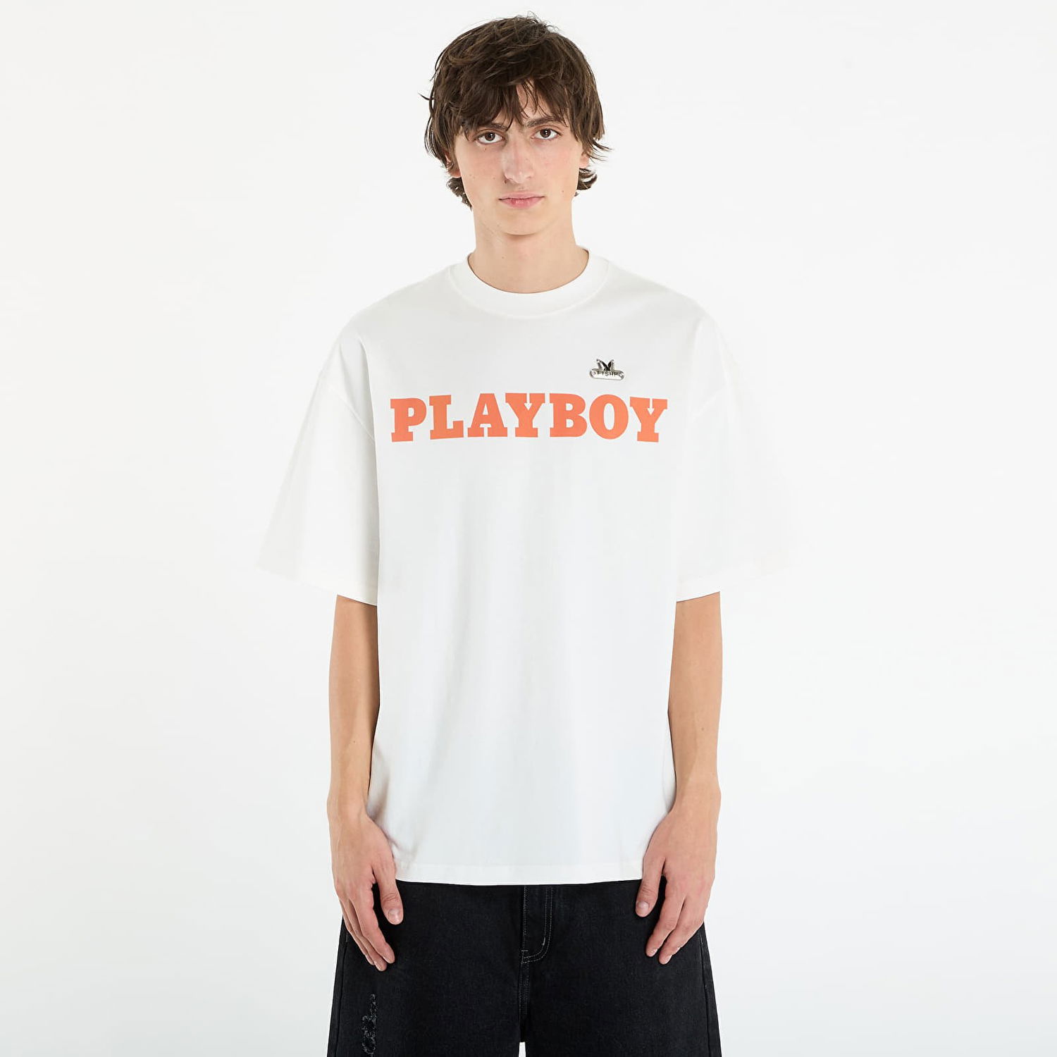 Tričko Footshop Playboy x FTSHP Babe T-Shirt UNISEX Off-White Biela | FTSHP_528, 0