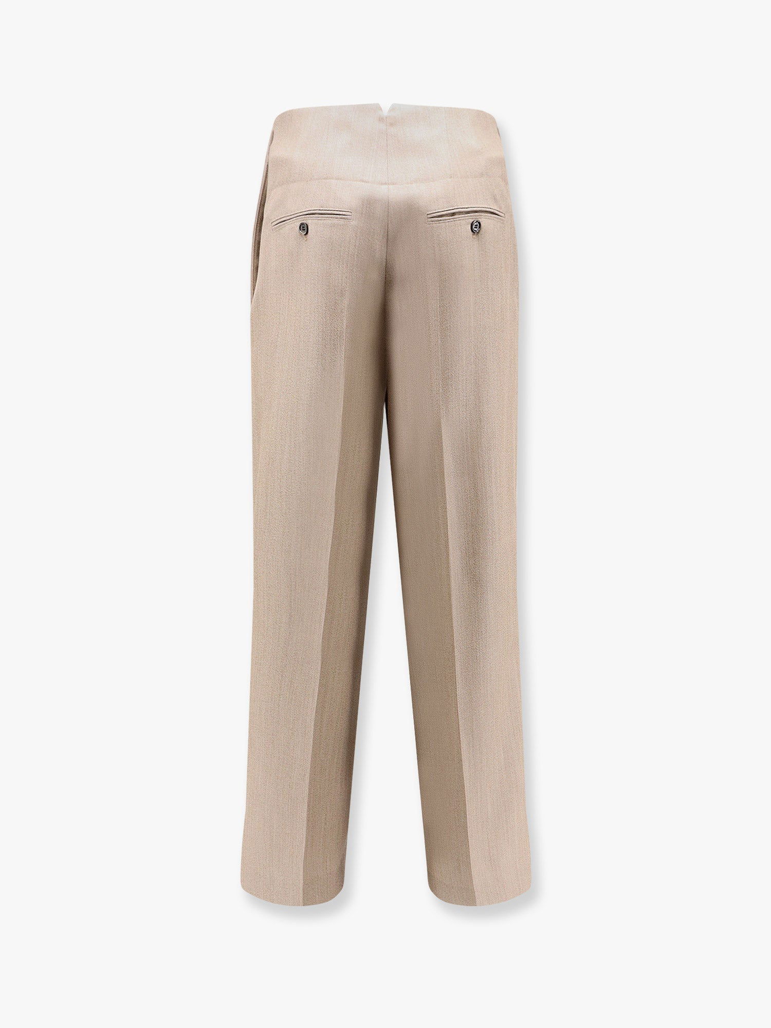 Nohavice AMI Ami Paris Straight-Leg Dress Pants Béžová | HTR430WV0065725, 1