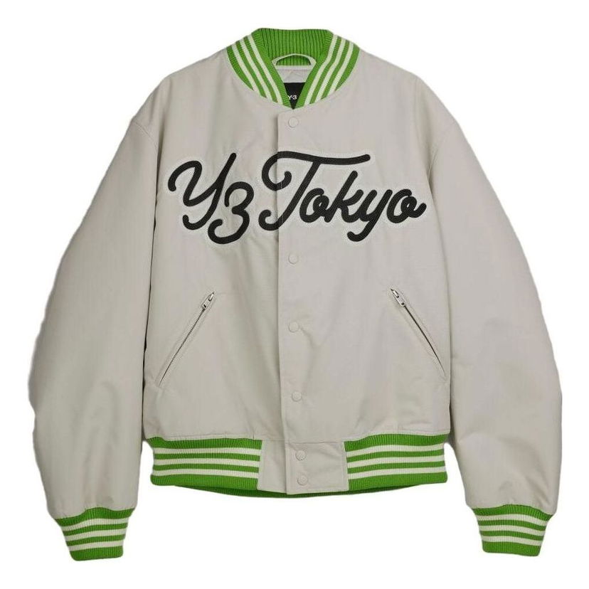 Bomber bunda adidas Originals Y-3 Team Jacket Biela | IQ2143