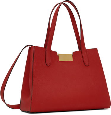 Kabelka Marni Marni Leather Trunkaroo Small Tote Červená | BMMP0150U0 P8185, 2