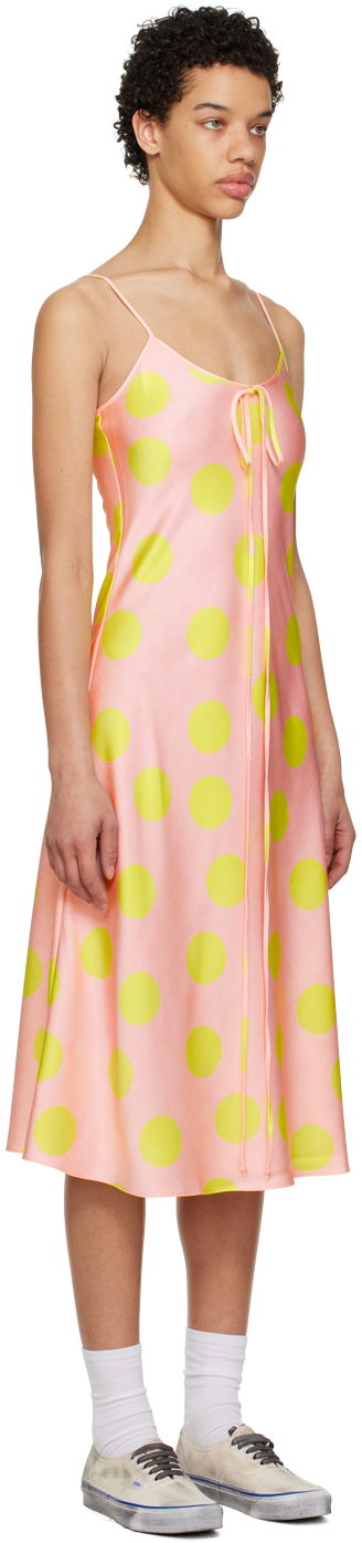 Polka Dot Midi Slip Dress