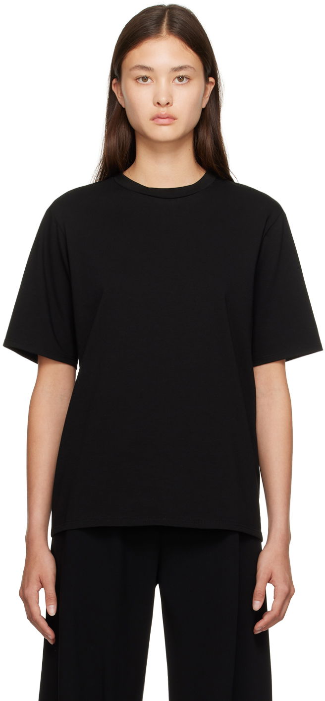 Tričko The Row Chiara Black Relaxed Fit T-Shirt Čierna | 5739-K220, 0