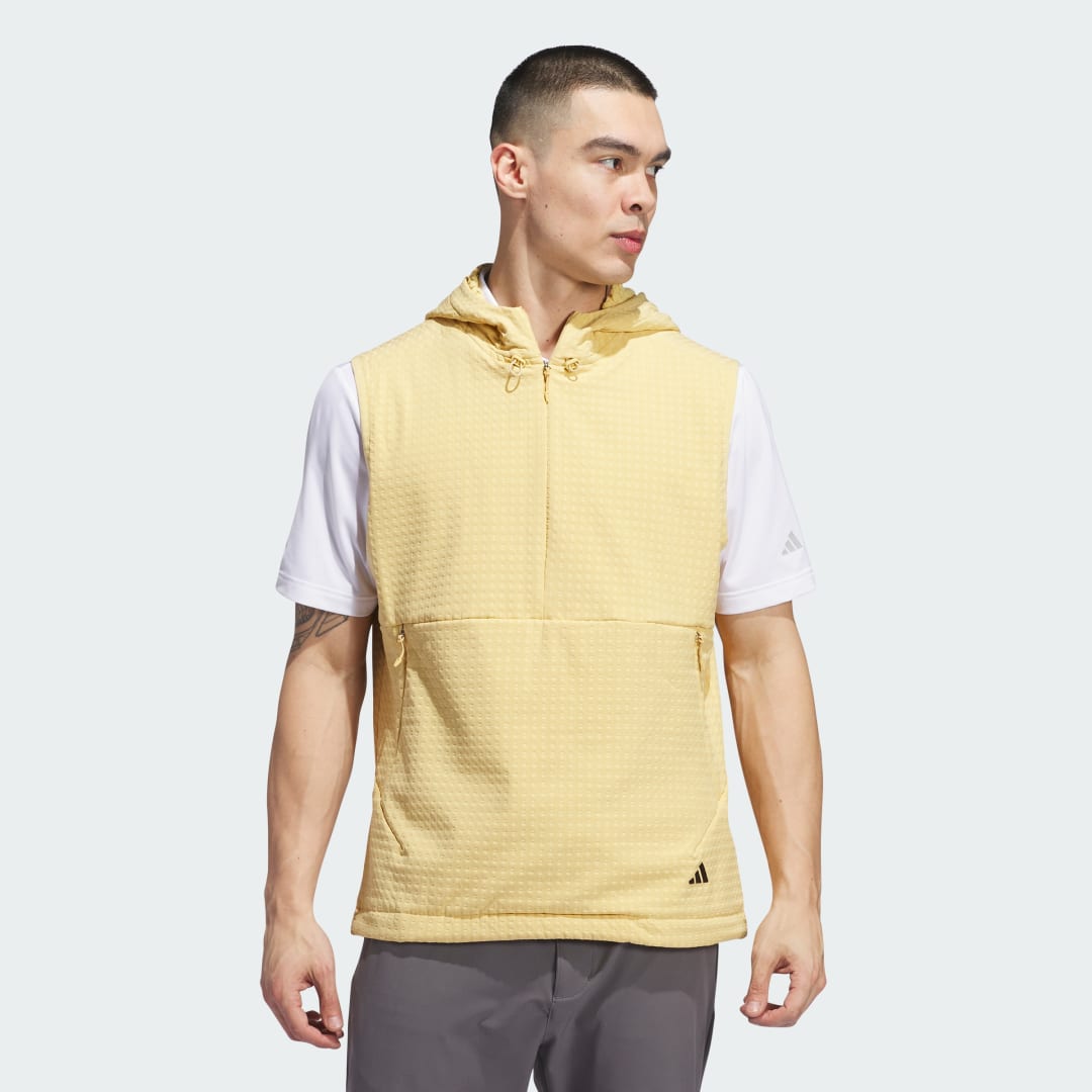 Sveter adidas Performance Ultimate365 Tour Half-Zip Golf Vest Žltá | IW2818, 0