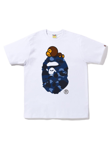 Tričko BAPE Color Camo Milo On Big Ape Tee Biela | 2I80-110-005