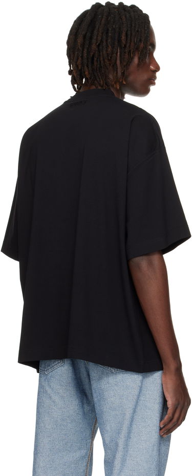 Tričko VETEMENTS VETEMENTS 'Trash' Embroidered T-Shirt Čierna | UH76TR540B, 2